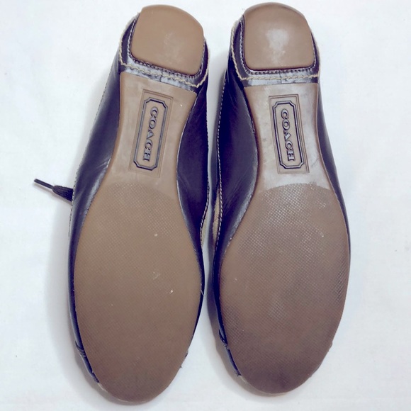 Coach SUEE Brown signature canvas leather sneakers - Picture 10 of 10